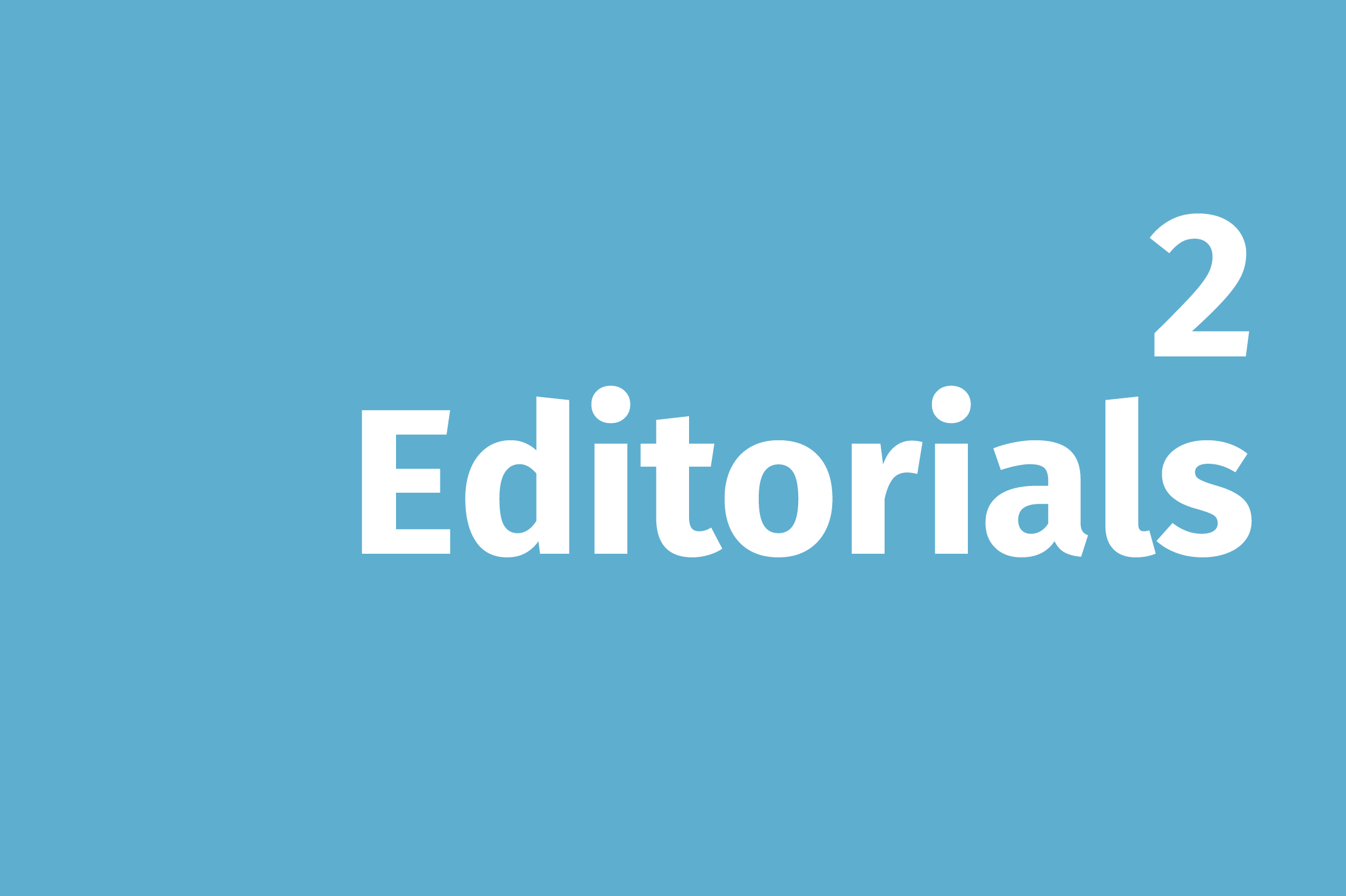 Editorials